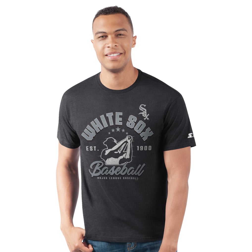  Chicago White Sox Starter Prime Time Batter T-Shirt - Heather Black