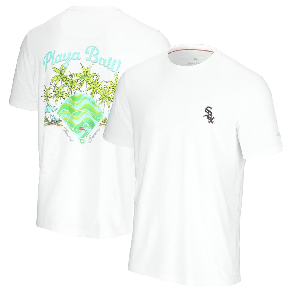  Chicago White Sox Tommy Bahama Playa Ball T-Shirt - White