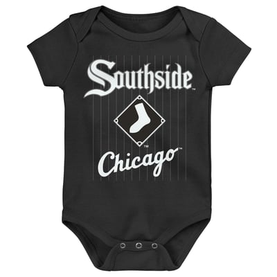 Chicago White Sox Outerstuff Newborn & Infant City Connect Bodysuit - Black