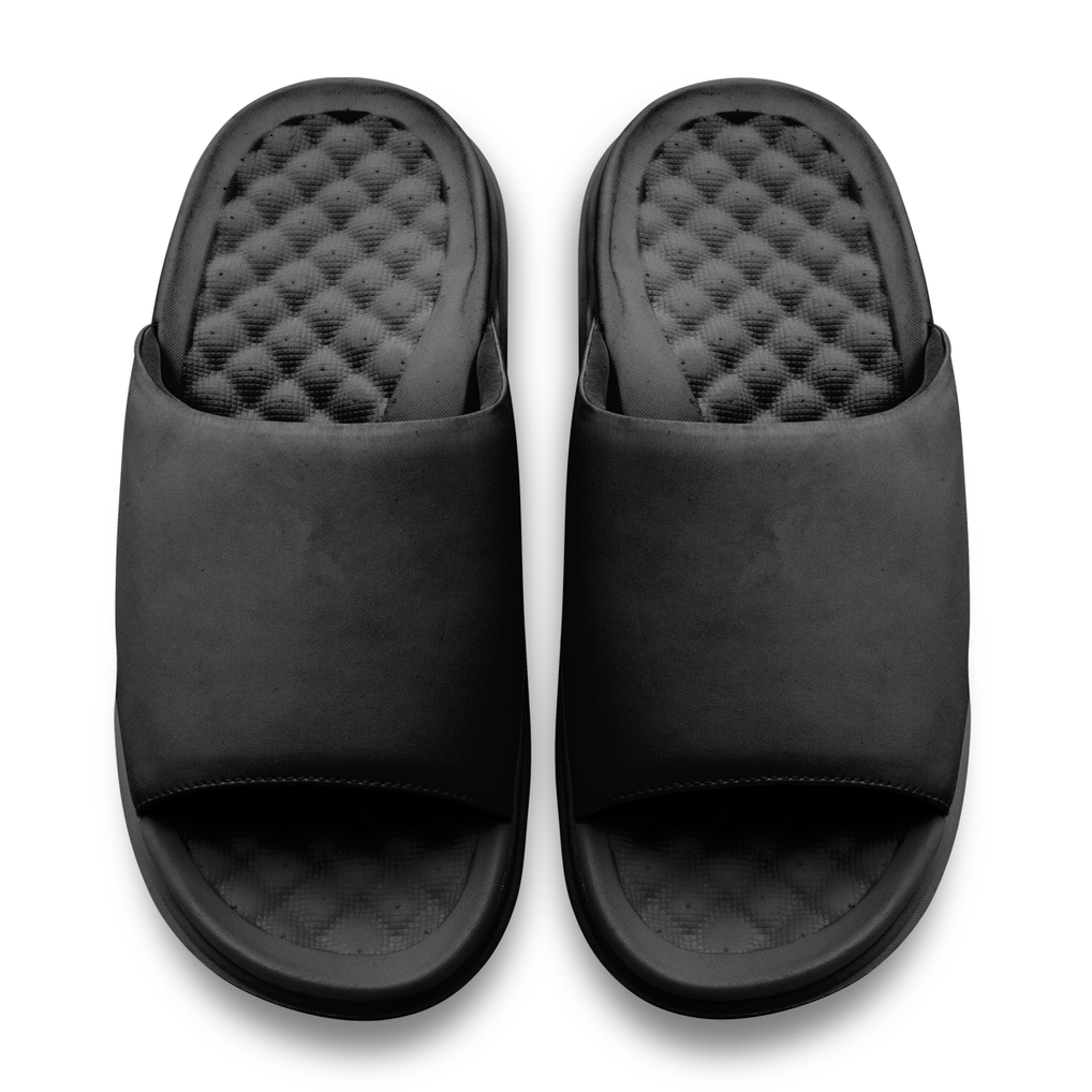 Chicago White Sox ISlide Unisex Minimalistic Motive Slide Sandals - Black