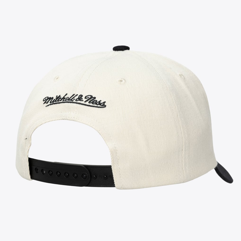  Chicago White Sox Mitchell & Ness Unisex Retro Lines Stretch Snapback Hat - Cream
