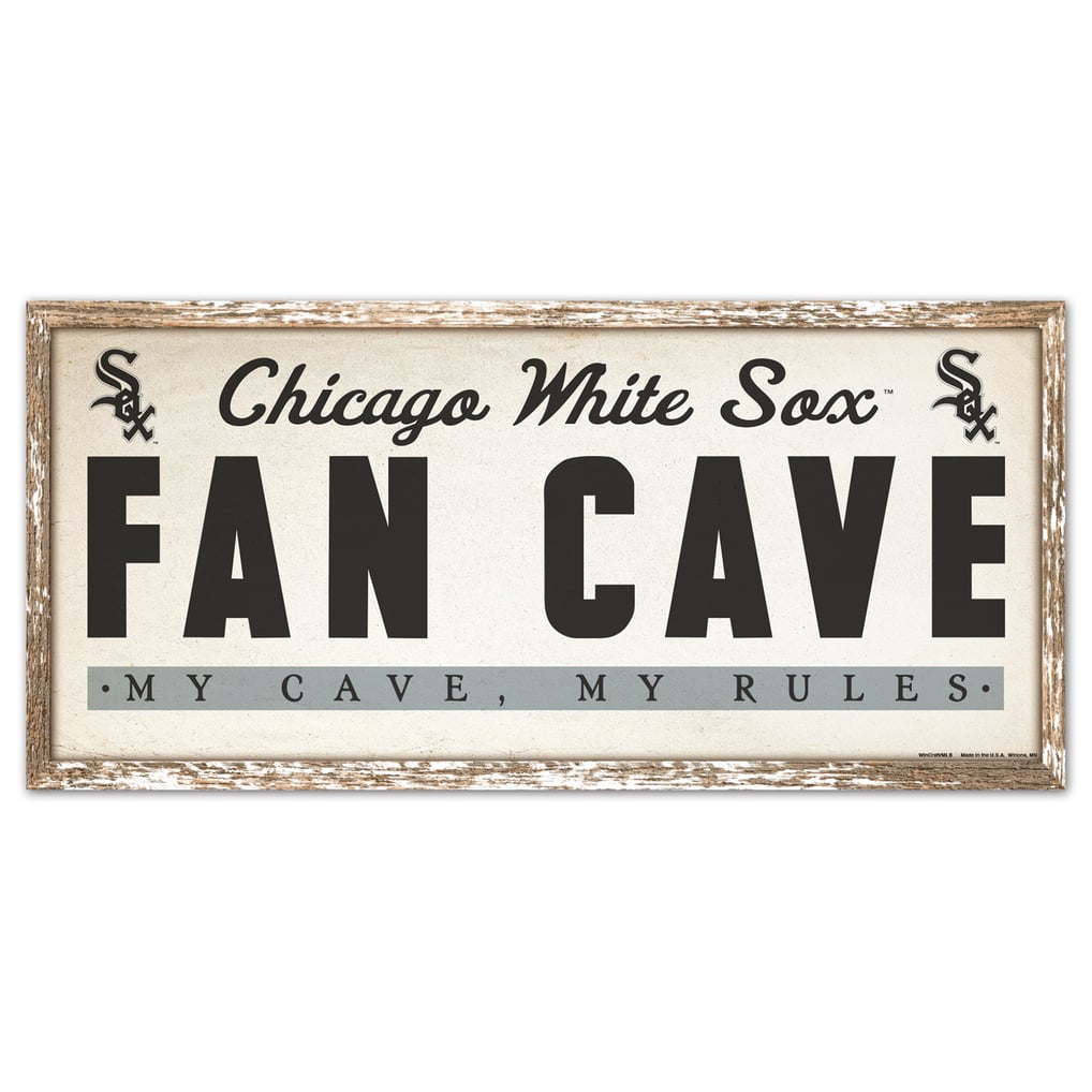 Chicago White Sox WinCraft 8"x 17" Framed Distressed Wood Sign