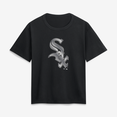 Chicago White Sox Women's Forged Mascot T-Shirt - Black