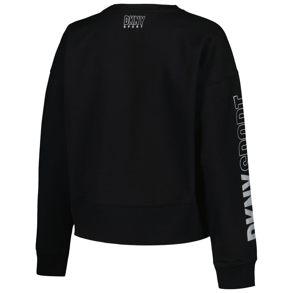 Chicago White Sox DKNY Sport Women's Lily V-Neck Pullover Sweatshirt - Black