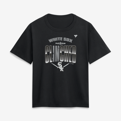 Chicago White Sox Fanatics Women's 2026 MLB Postseason Locker Room T-Shirt - Black