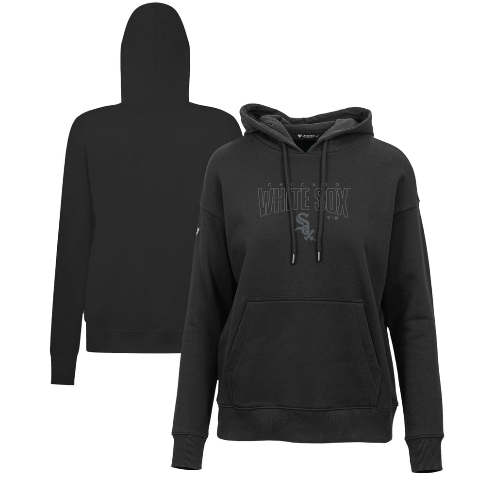 Chicago White Sox Levelwear Women's Adorn Darkmoon Pullover Hoodie - Black