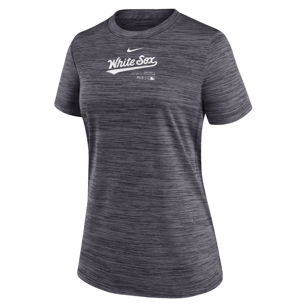 Chicago White Sox Nike Women's Authentic Collection Velocity Performance T-Shirt - Black