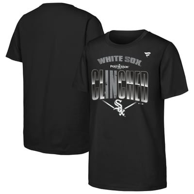 Chicago White Sox Fanatics Youth 2026 MLB Postseason Locker Room T-Shirt - Black