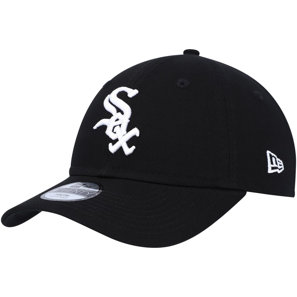 Chicago White Sox New Era Youth Core Classic 9TWENTY Adjustable Hat - Black