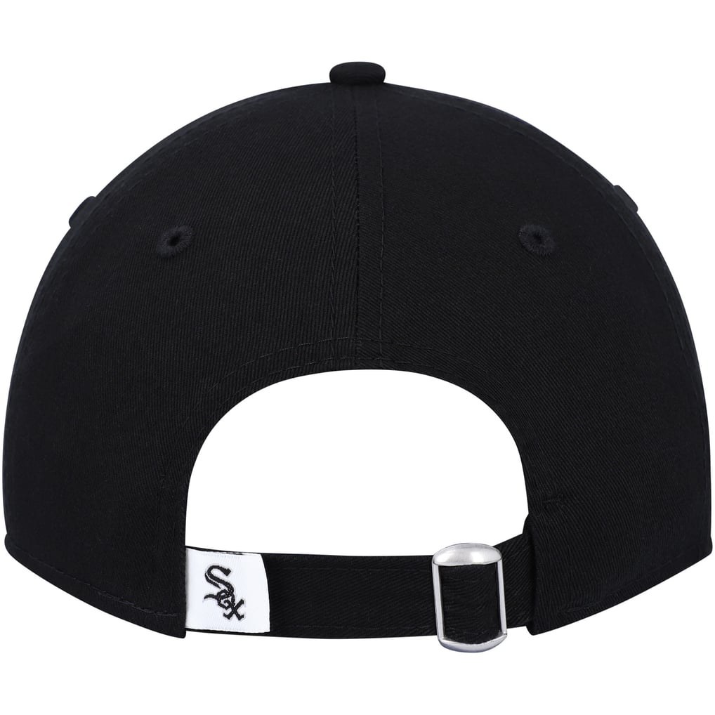 Chicago White Sox New Era Youth Core Classic 9TWENTY Adjustable Hat - Black
