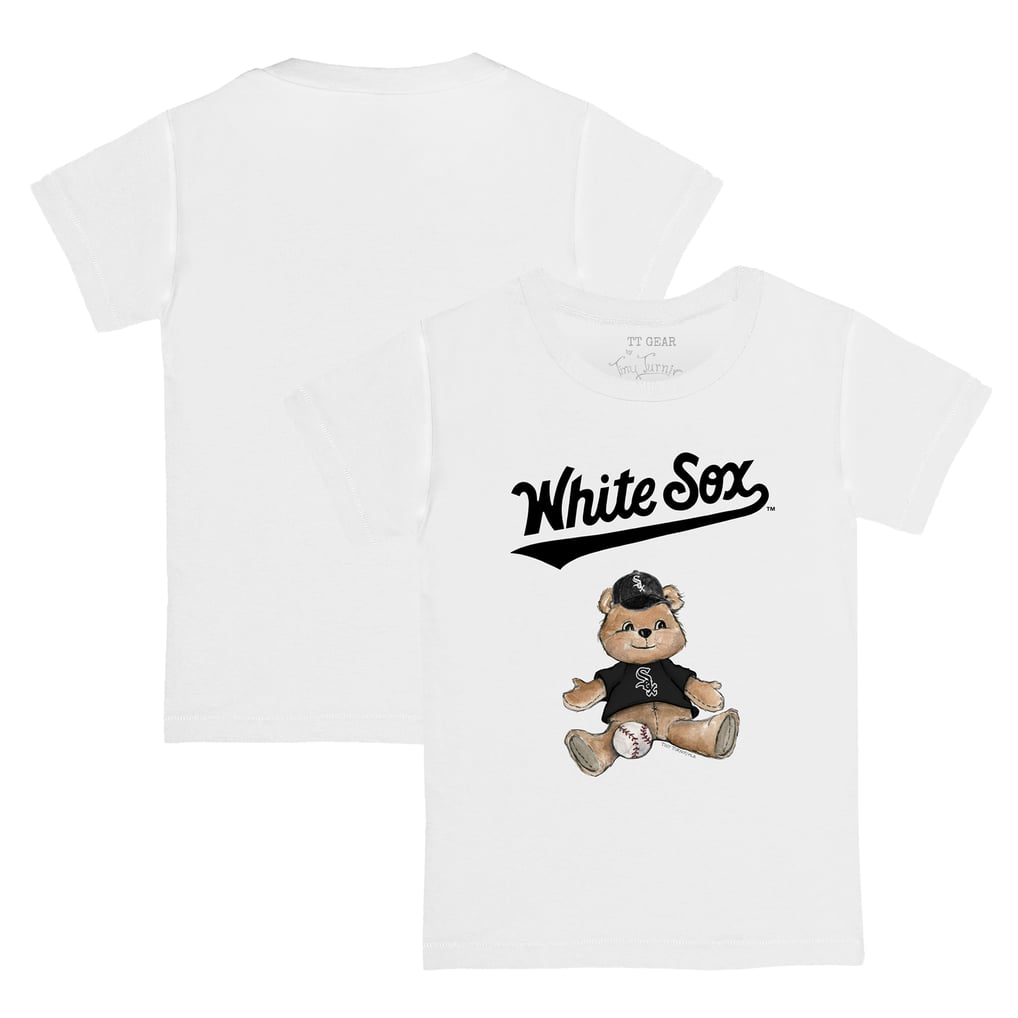 Chicago White Sox Tiny Turnip Youth Teddy Boy T-Shirt - White