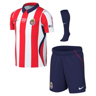 Chivas Nike Preschool 2026/27 Home Stadium Replica Kit Set - Royal