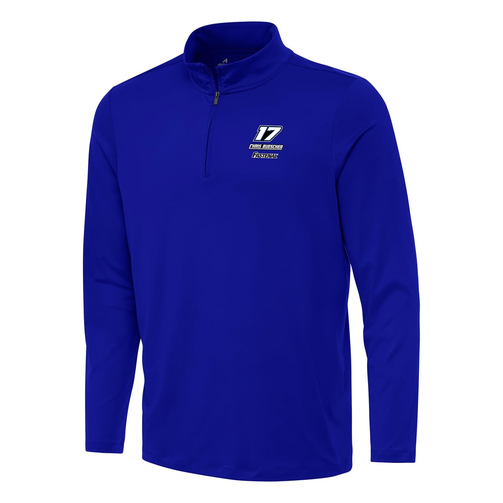 Chris Buescher Antigua Reprocess Quarter-Zip Top - Royal
