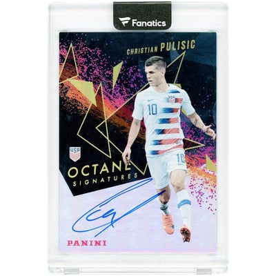 Christian Pulisic USMNT Autographed 2019 Panini Octane Signatures #OS-CP Card 