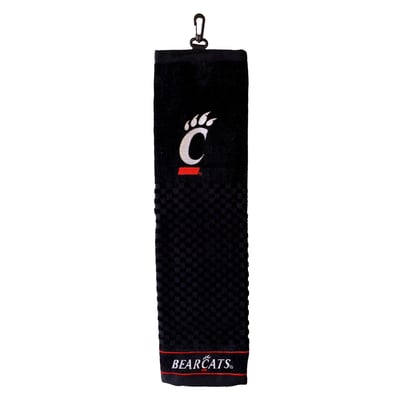 Cincinnati Bearcats 16" X 22" Tri-Fold Embroidered Scrubber Golf Towel