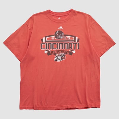 Cincinnati Bearcats Adidas 2009 T-shirt - Red - XL by Fanatics Real Vintage