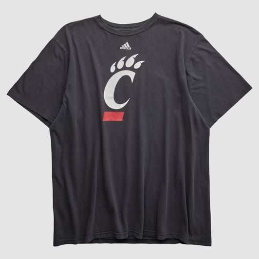 Cincinnati Bearcats Adidas 2010s T-shirt - Black - L by Fanatics Real Vintage