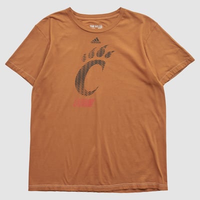 Cincinnati Bearcats Adidas 2010s T-shirt - Clay - M by Fanatics Real Vintage