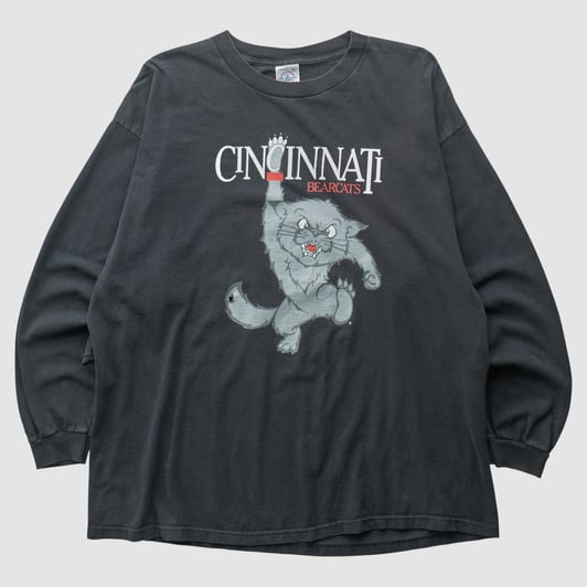 Cincinnati Bearcats Delta 2000s Long Sleeve T-shirt - Black - 2XL by Fanatics Real Vintage