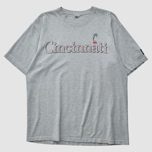 Cincinnati Bearcats Starter 90s T-shirt - Heather Gray - 2XL by Fanatics Real Vintage