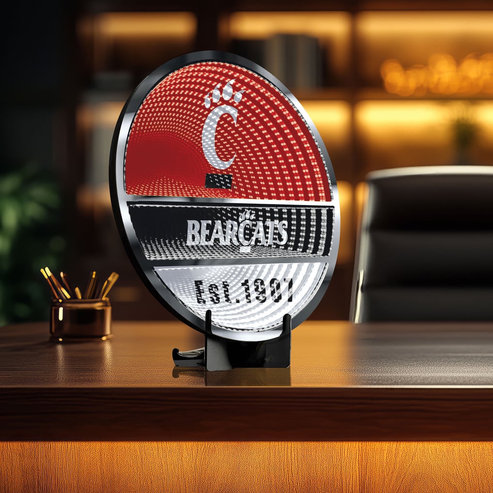 Cincinnati Bearcats Three-Cell Circular Infinity Light