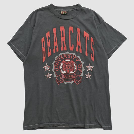 Cincinnati Bearcats TSI Sportswear 90s T-shirt - Charcoal - S by Fanatics Real Vintage