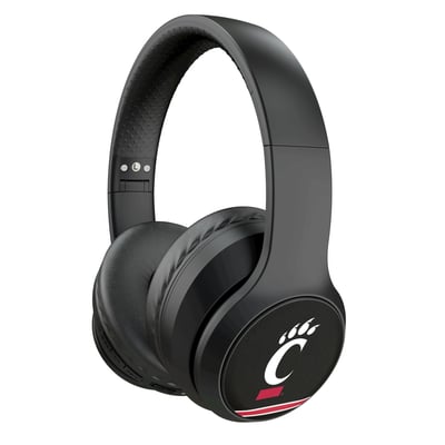 Cincinnati Bearcats Keyscaper Stripe Wireless Bluetooth Headphones With Case