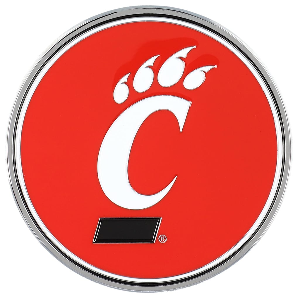Cincinnati Bearcats Logo Brands Embossed Color Auto Emblem