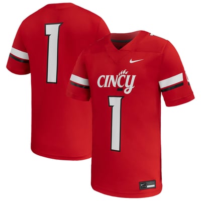  Cincinnati Bearcats Nike  Replica Football Jersey - Red