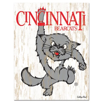 Cincinnati Bearcats WinCraft 11'' x 17'' Wood Sign