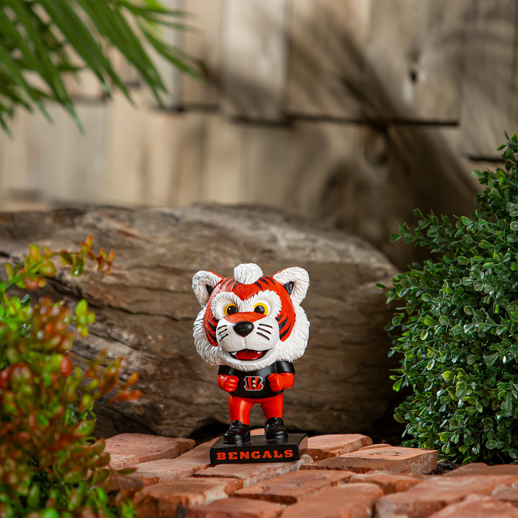  Cincinnati Bengals Lil Big Head Mascot Garden Statue