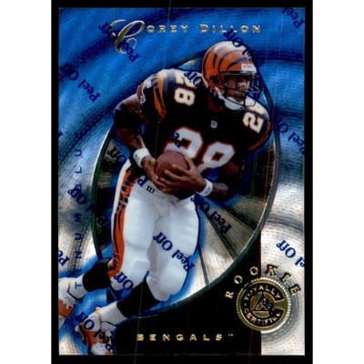 1997 Pinnacle Totally Certified Platinum Blue #145 Corey Dillon