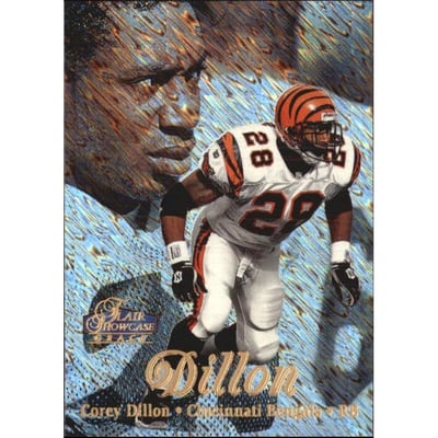 1998 Flair Showcase Row 1 #21 Corey Dillon
