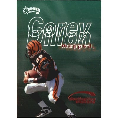 1998 SkyBox Thunder Destination Endzone #4DE Corey Dillon