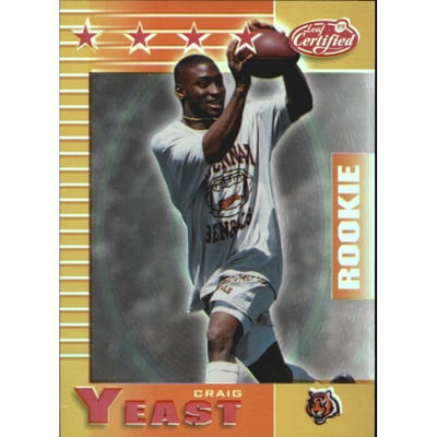 1999 Leaf Certified Mirror Gold #188 Craig Yeast