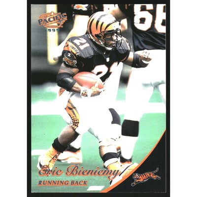 1999 Pacific Platinum Blue #89 Eric Bieniemy