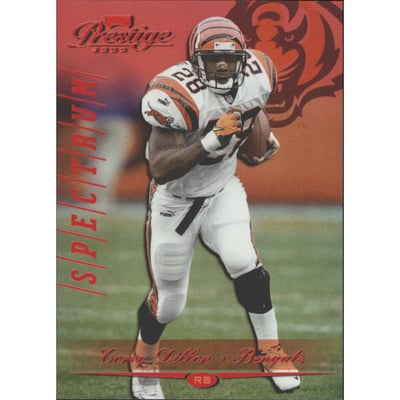 2000 Playoff Prestige Spectrum Red #39 Corey Dillon