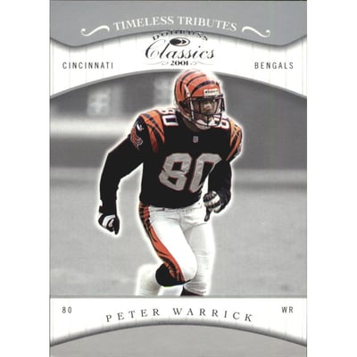 2001 Donruss Classics Timeless Tributes #20 Peter Warrick
