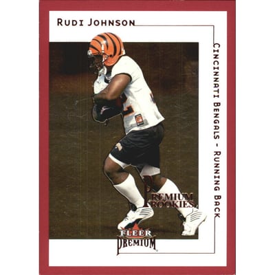2001 Fleer Premium Star Ruby #219 Rudi Johnson