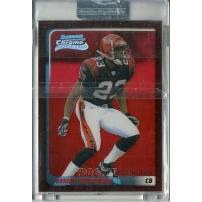 2003 Bowman Chrome Red Refractors #196 Dennis Weathersby