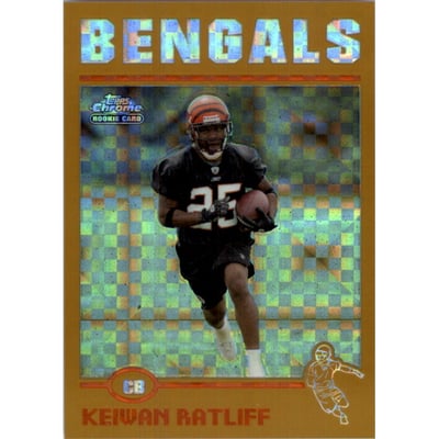2004 Topps Chrome Gold Xfractors #259 Keiwan Ratliff