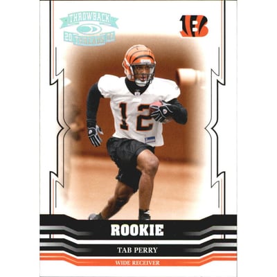 2005 Throwback Threads Silver Holofoil #185 Tab Perry