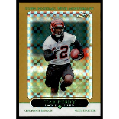 2005 Topps Chrome Gold Xfractors #273 Tab Perry