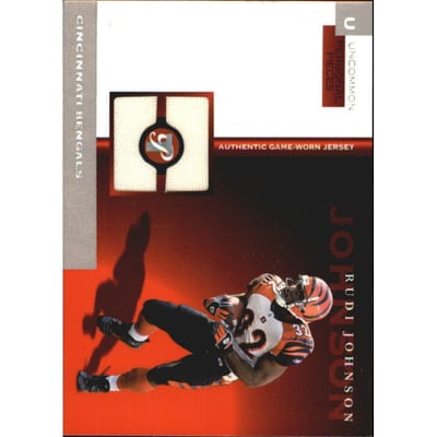 2005 Topps Pristine Personal Pieces Uncommon #PPURJ Rudi Johnson