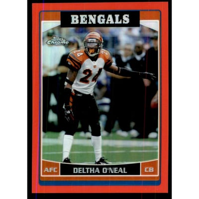 2006 Topps Chrome Red Refractors #15 Deltha O'Neal