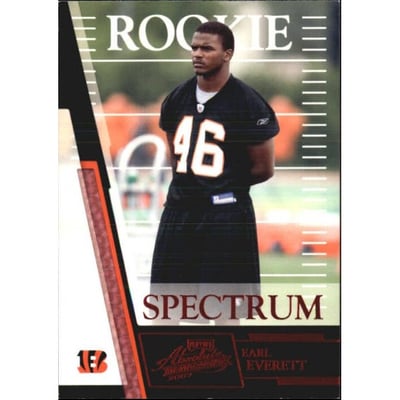 2007 Absolute Memorabilia Spectrum Red Retail #165 Earl Everett