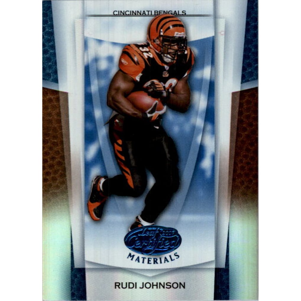 2007 Leaf Certified Materials Mirror Blue #102 Rudi Johnson