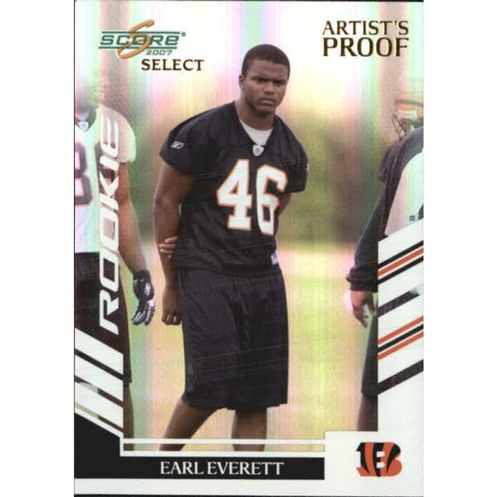 2007 Select Artist's Proof #320 Earl Everett