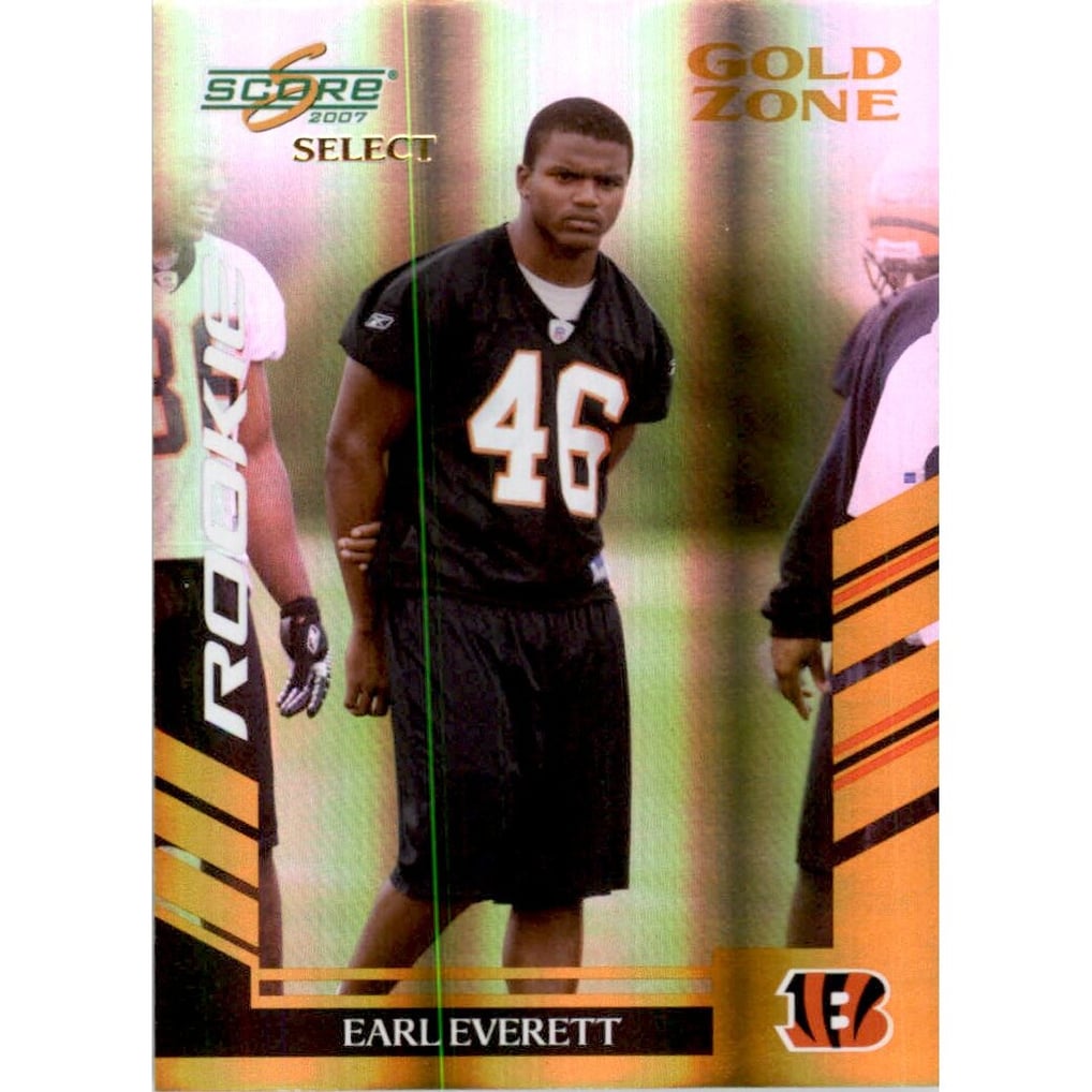 2007 Select Gold Zone #320 Earl Everett