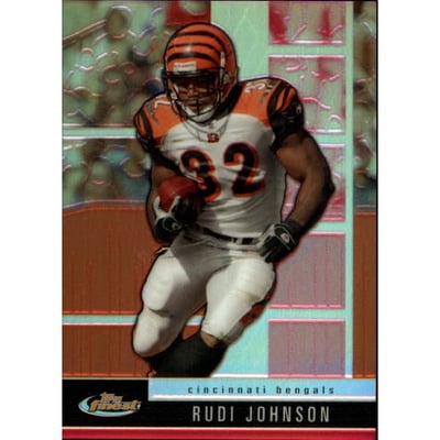 2008 Finest Red Refractors #48 Rudi Johnson